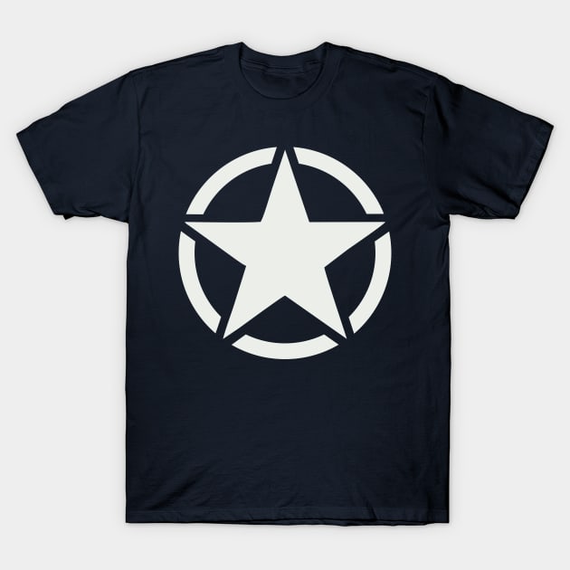 WW2 US Army logo (white star in a circle) T-Shirt by FAawRay